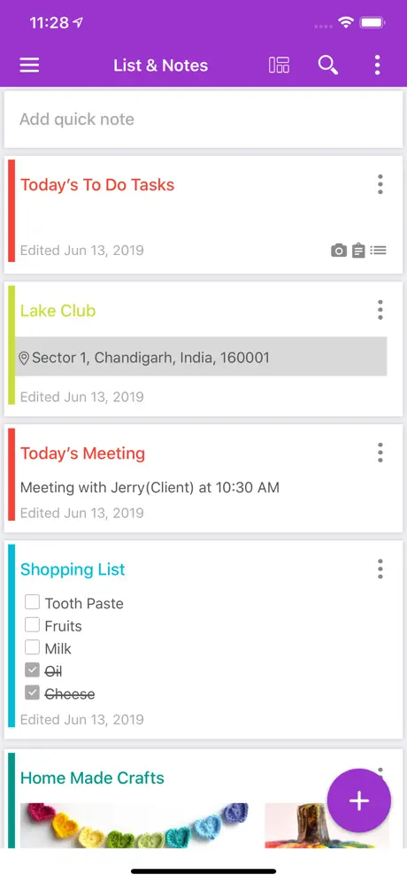 To Do List and Notes