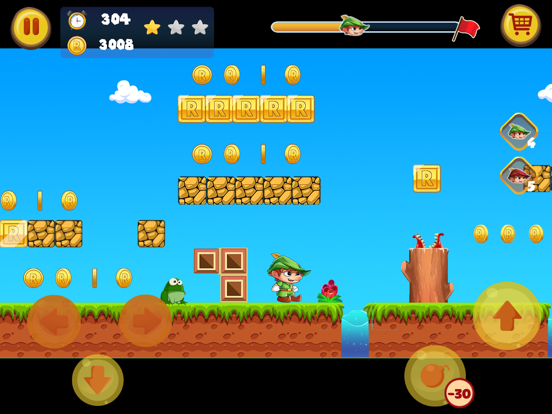 Screenshot #5 pour Robin Jungle World -Jump N Run
