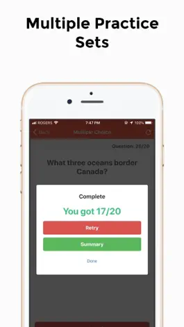 Game screenshot Canadian Citizenship Quiz apk