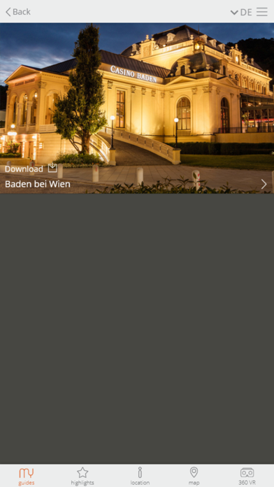 Screenshot #1 pour Baden bei Wien Guides