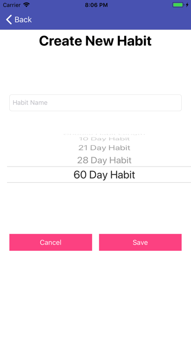 Habit Challenge EM Screenshot