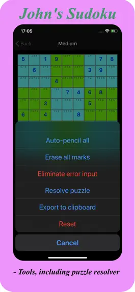 Game screenshot John’s Sudoku :) hack