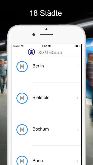 Screenshot #1 pour Métro DE - Berlin, Munich