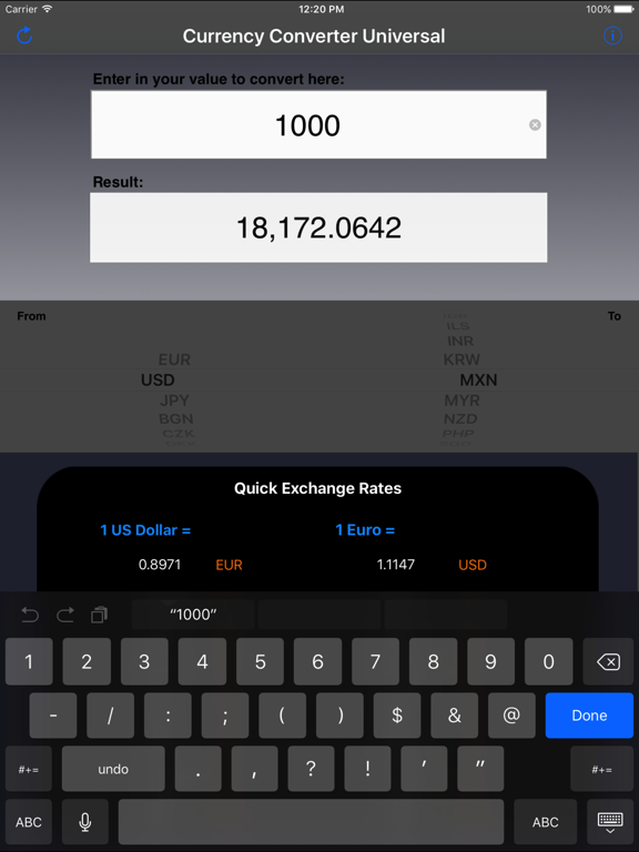 Screenshot #5 pour Currency Converter Universal