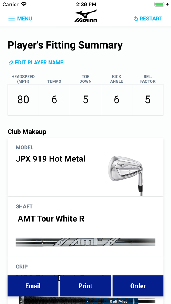 mizuno app