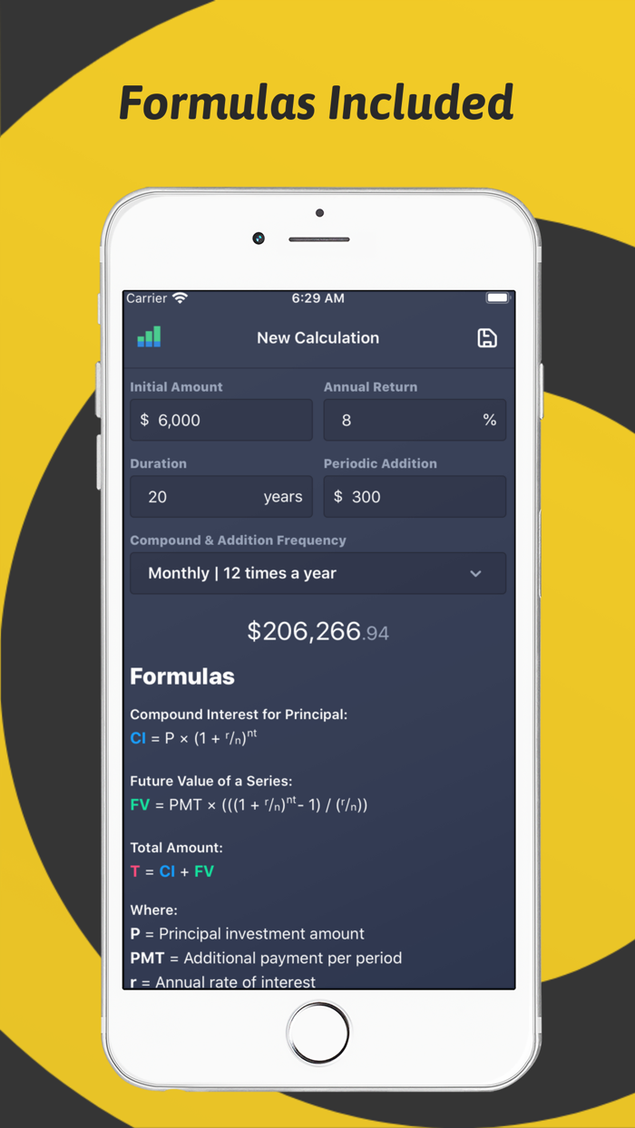 Compound Interest Calculator F