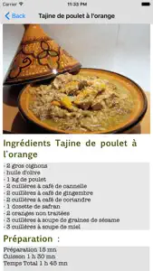 Cuisine Marocaine (sans internet) screenshot #2 for iPhone