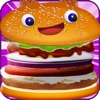 Burger fast food cooking games icon