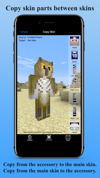 Skin Creator 3D for Minecraft Screenshot