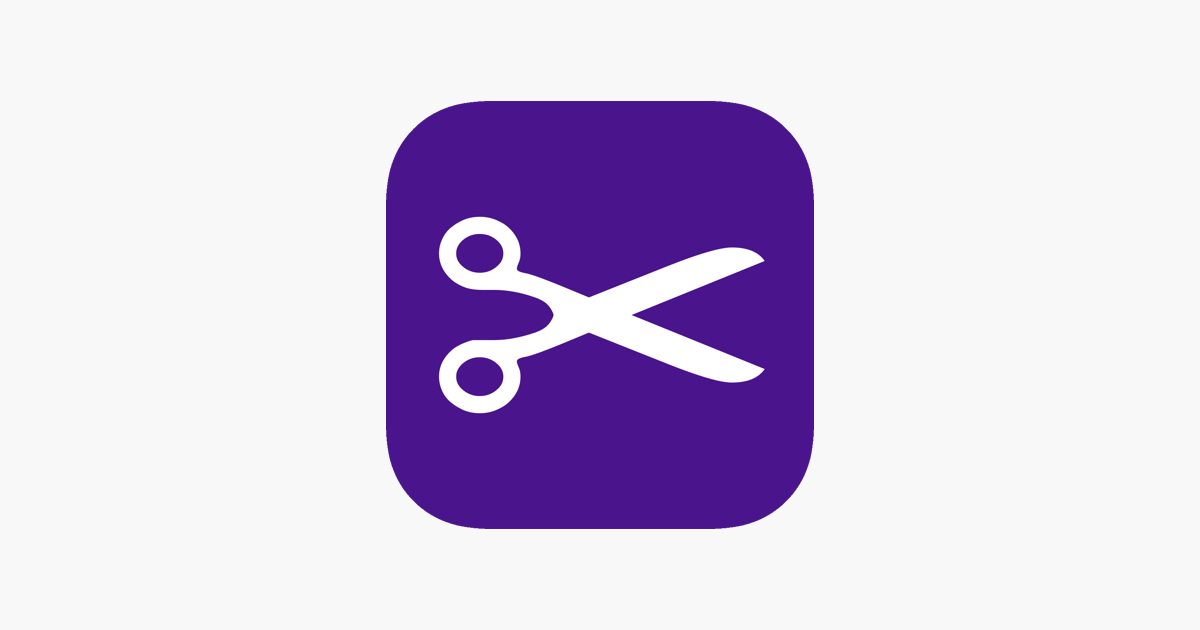Purple scissors 6 icon - Free purple scissors icons