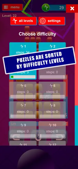 Game screenshot Magnetic Blocks, logic puzzle apk