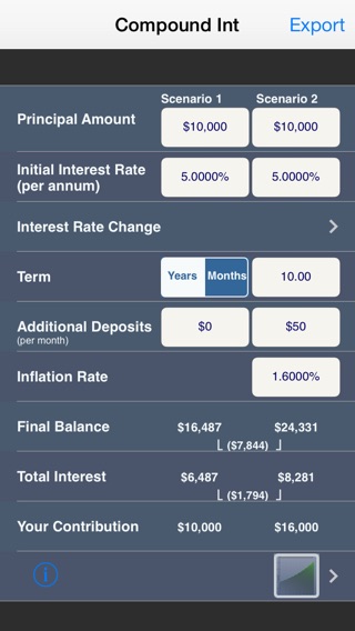 Compound Int Calculator Plusのおすすめ画像1