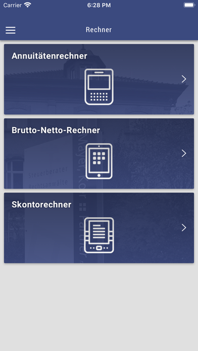Mayer Kohler + Partner Screenshot