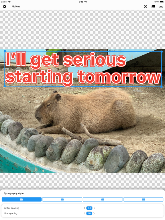 Screenshot #6 pour PicText - Text on photos