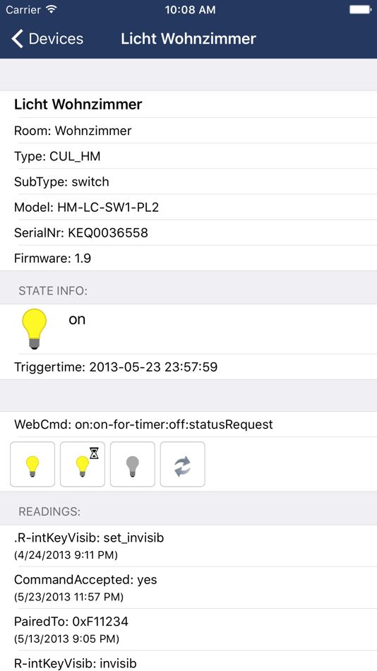 #2. FHEM-Remote (iOS) By: Mirco Vitr
