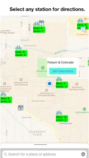 bike stations boulder iphone screenshot 2