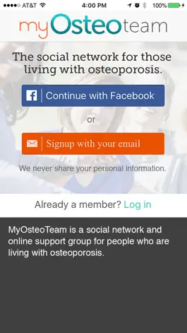 Game screenshot Osteoporosis Support apk