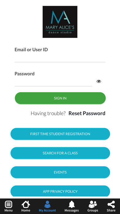 Mary Alice's Dance Studio iPhone screenshot 5 - Lifestyle app