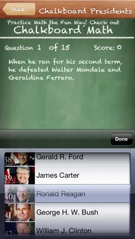 Game screenshot Chalkboard American Presidents apk