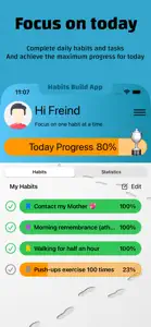Habits Build screenshot #1 for iPhone