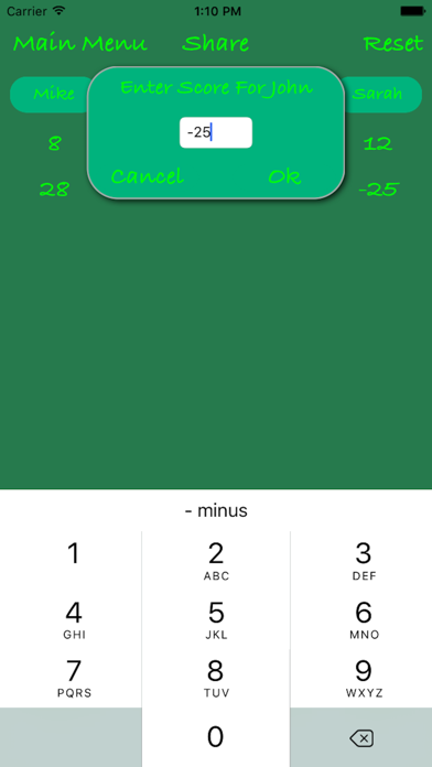 Screenshot #3 pour 4 Players Score Recorder : تسجيل النقاط ل ٤ لاعبين