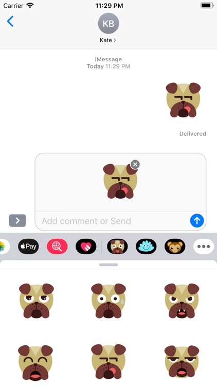 Dady Dog Happy Sticker
