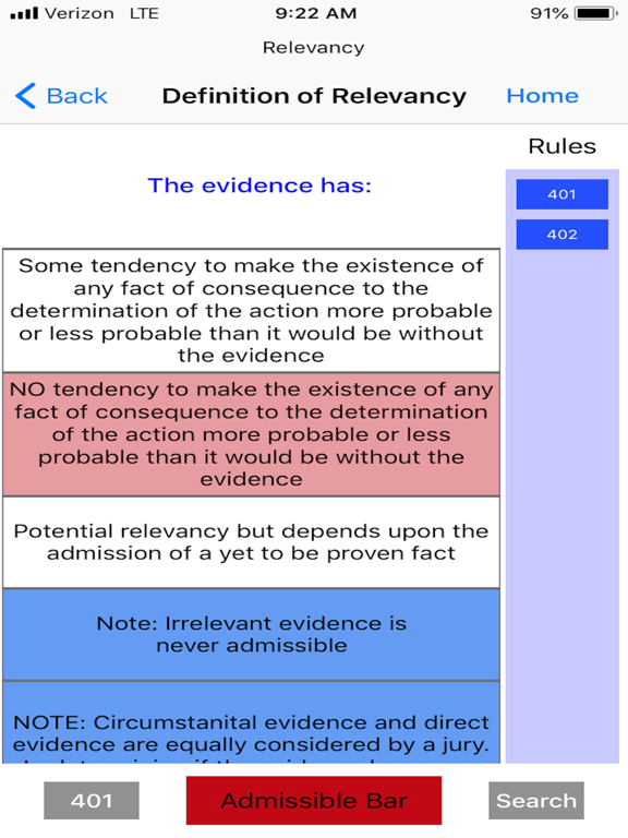 Screenshot #6 pour Federal Evidence Applied