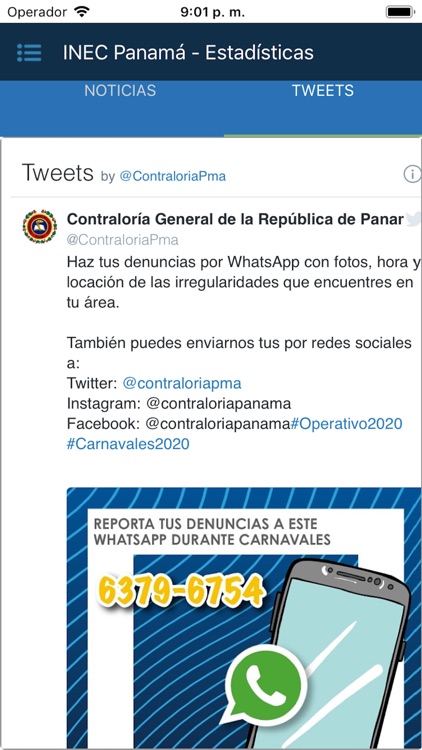 INEC Panamá-Estadísticas screenshot-4