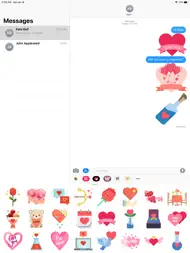 Valentine Day Cute Stickers ipad bilder 0