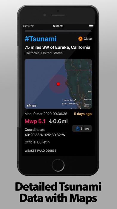 EarthQuake+ Screenshot