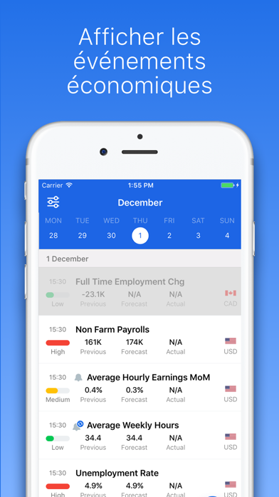 Screenshot #1 pour Forex Сalendar