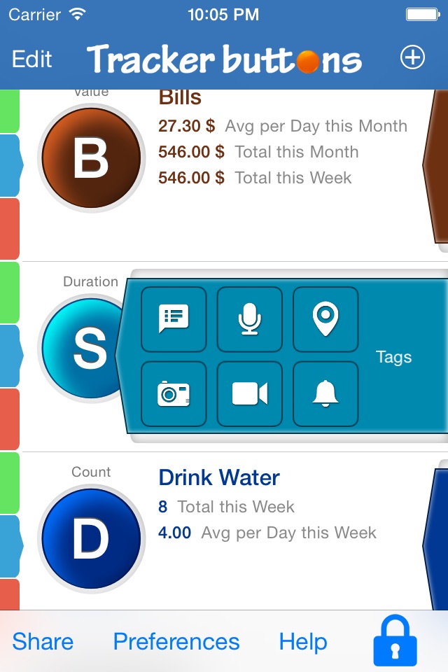 Tracker Buttons Pro screenshot 3