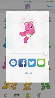 How to cancel & delete care bears sticker share 2