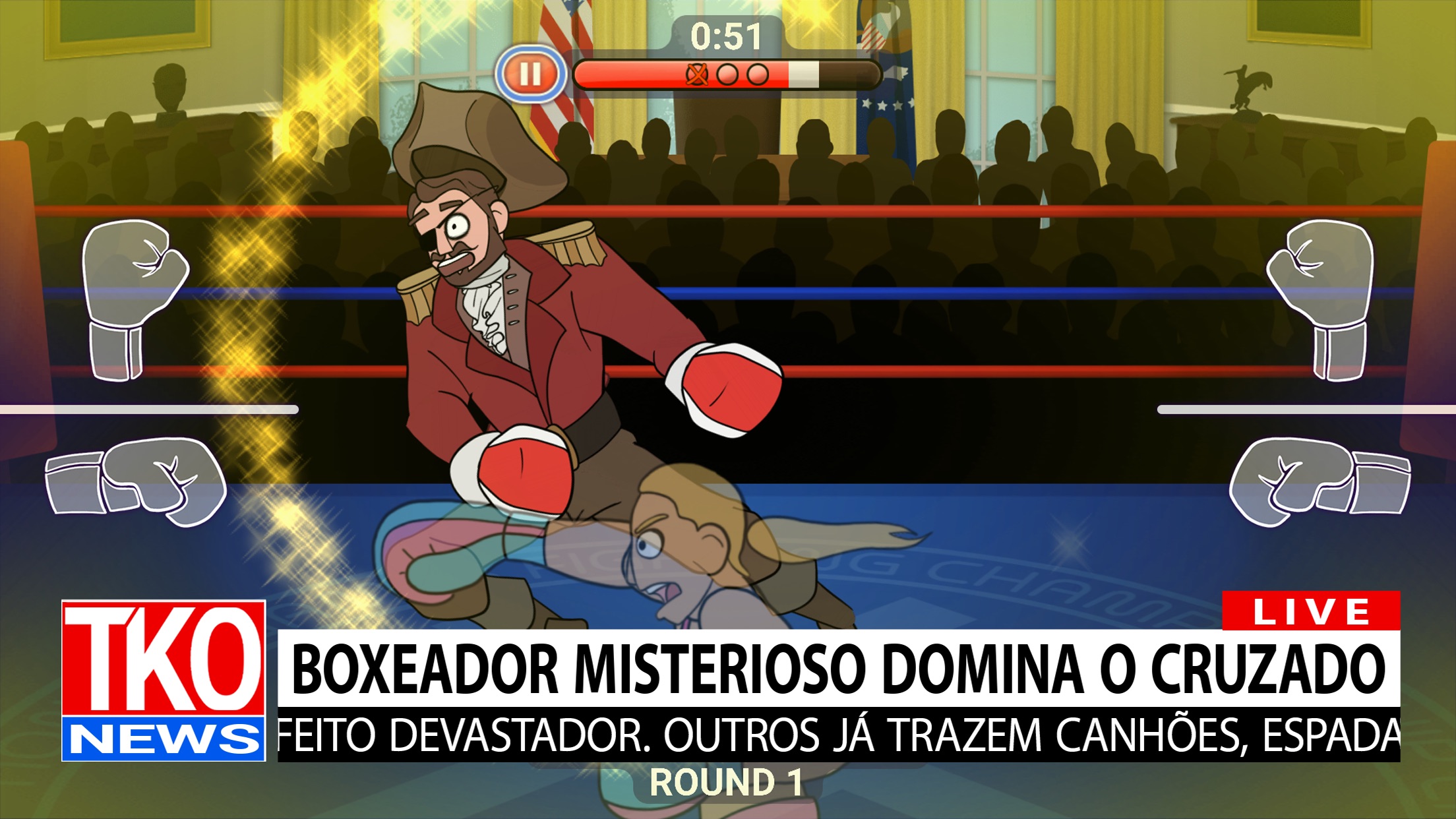 Screenshot do app Election Year Knockout: Boxing
