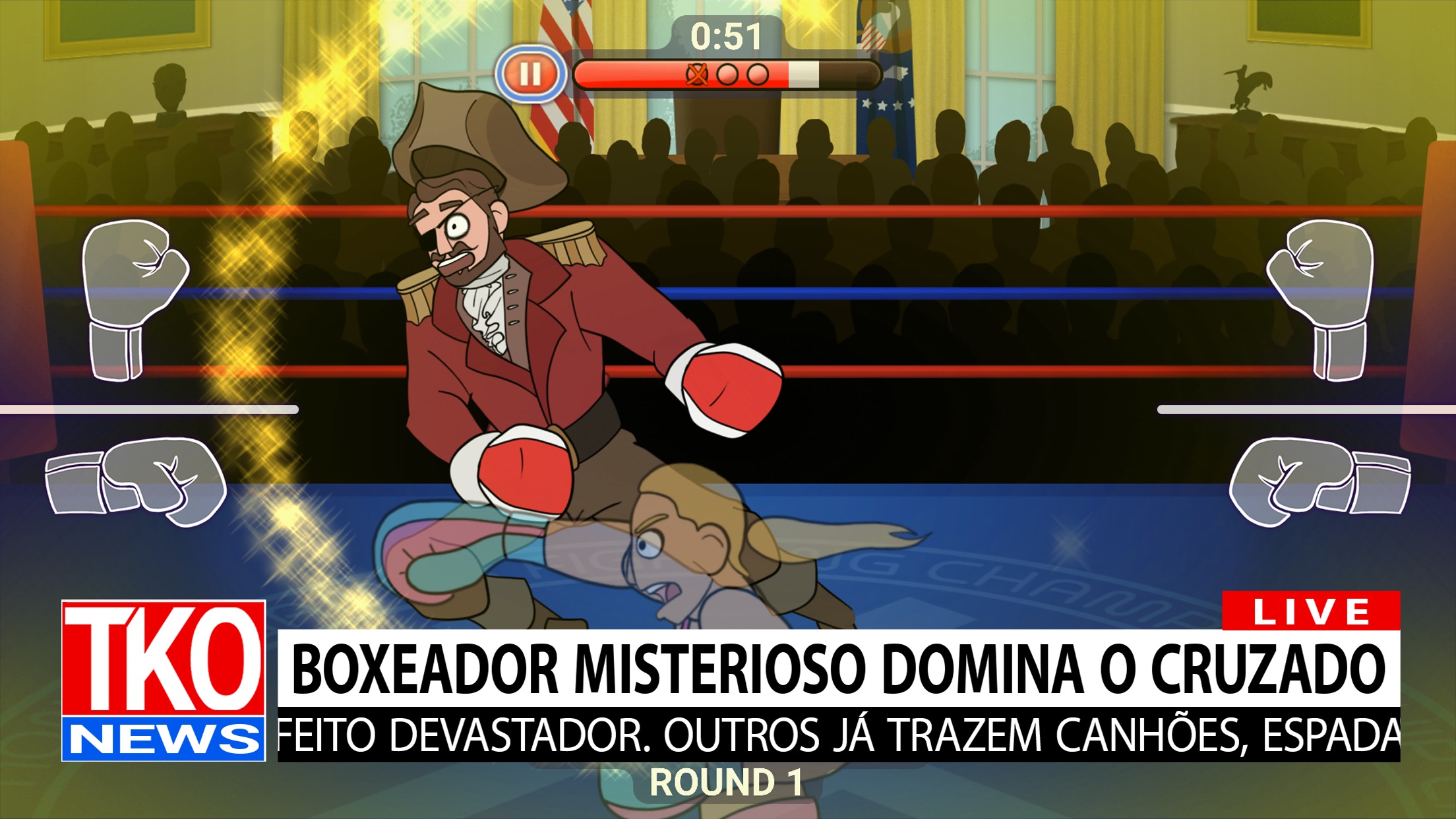 Screenshot do app Election Year Knockout