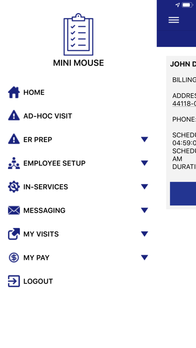 OhioEVV-LPN Screenshot