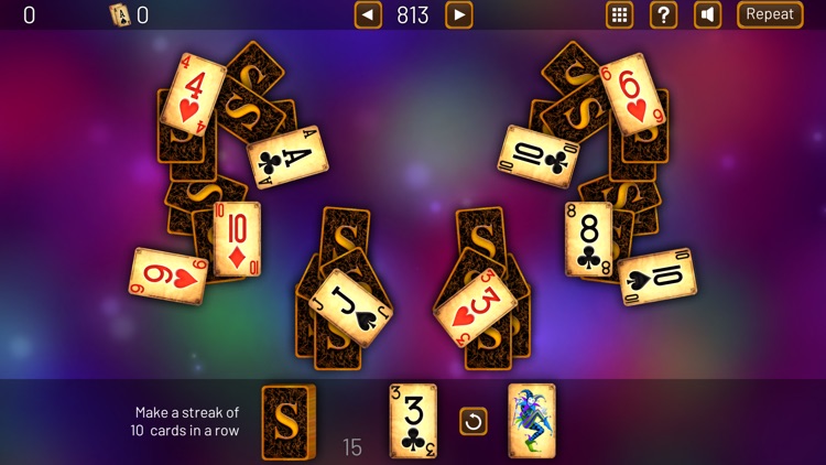 3000 TriPeaks Solitaire Games screenshot-5