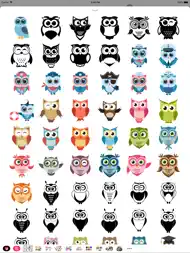 Owl Sticker Collection ipad bilder 2