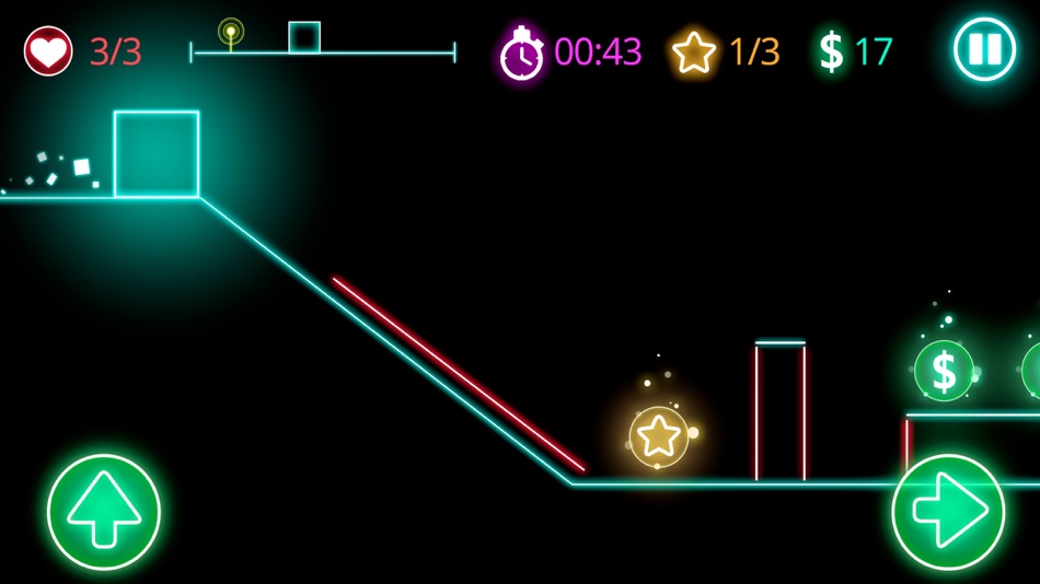 #3. Glow obstacle course (iOS) 由: PLAYTOUCH