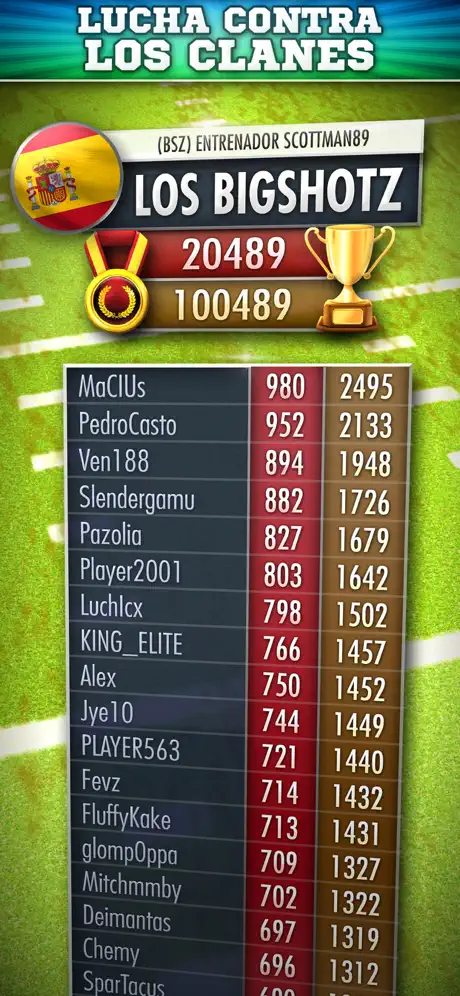 Clicker Fútbol Americano