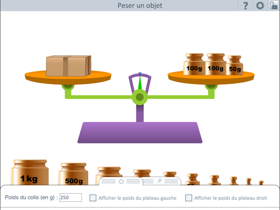 Screenshot #4 pour École : Peser des objets