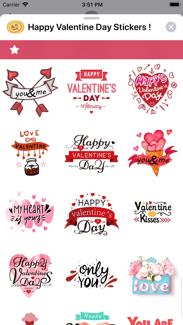 Happy Valentine Day Stickers