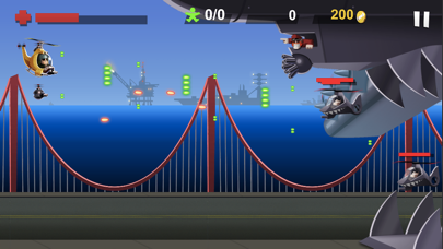 Screenshot #2 pour Helicopter War 2D