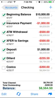 Accounts 2 Checkbook iphone bilder 2
