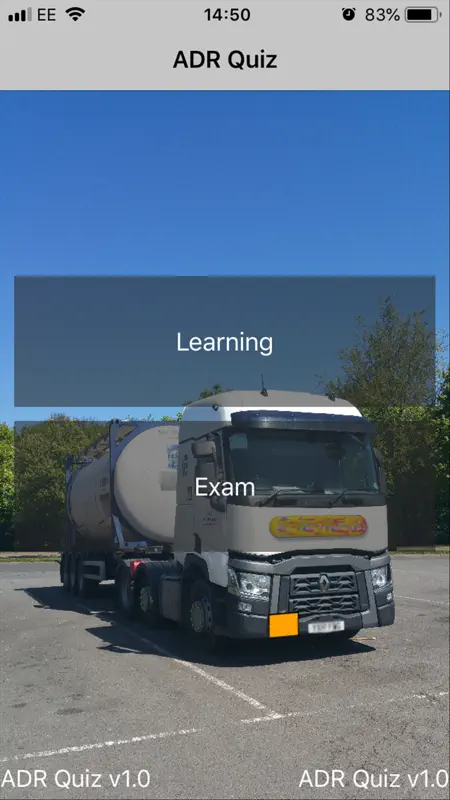 ADR Quiz Dangerous Goods screenshot 1 of 8