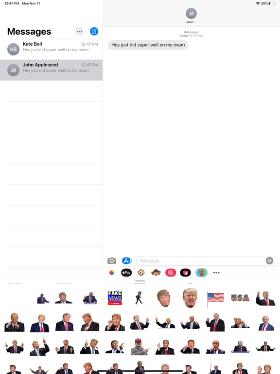 Screenshot #6 pour Trump Stickers and Trumpmoji