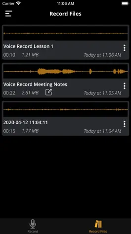 Game screenshot Voice Record HD hack