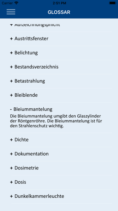 CGM Röntgen-Tutor App Screenshot