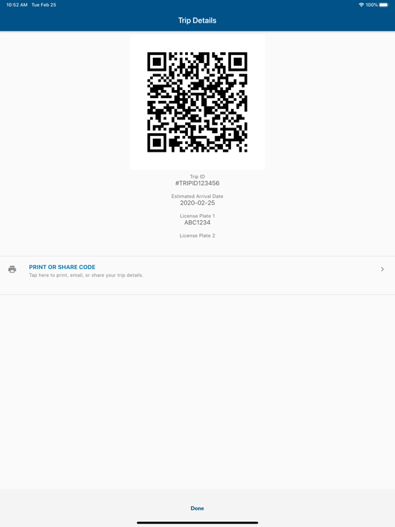 Screenshot #6 pour CBP Truck QR