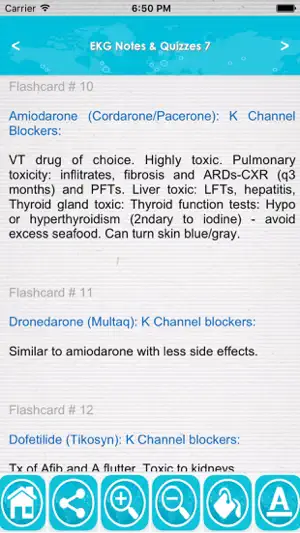EKG Exam Review :Terms & Quiz screenshot 2